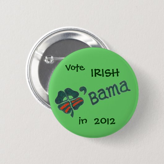 O'bama in Button 2012 (Voorkant /achterkant)