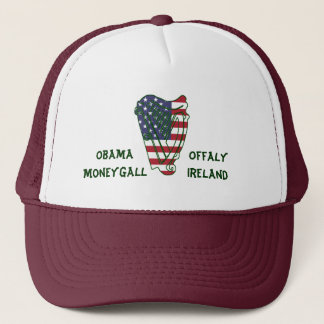 Obama in de Amerikaanse offensieve vlag op het Pet
