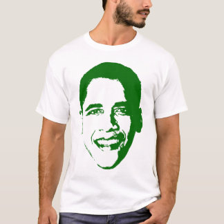 Obama in het groen. t-shirt