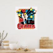 Obama Inaugration Poster - retro stijl (Keuken)