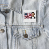 Obama Inaugural Quote Souvenirs Vierkante Button 5,1 Cm (In situ)