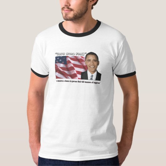 Obama Inaugural Quote T-shirt (Voorkant)