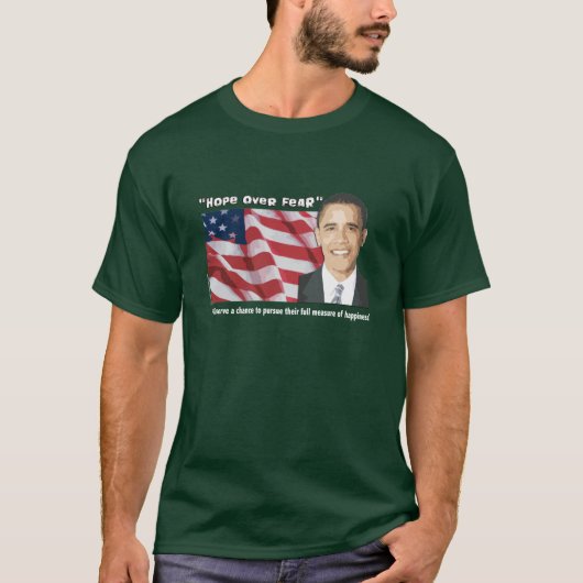 Obama Inaugural Quote T-shirts (Voorkant)