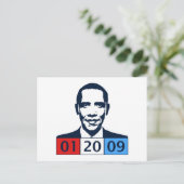Obama-inauguratie Briefkaart (Staand voorkant)