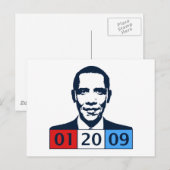 Obama-inauguratie Briefkaart (Voorkant / Achterkant)