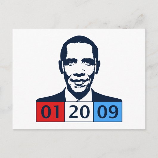 Obama-inauguratie Briefkaart (Voorkant)