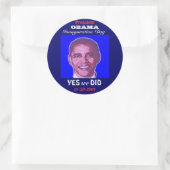 Obama Inauguratie Dag Sticker (Tas)