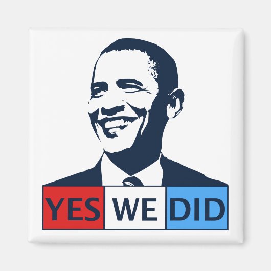 Obama Inauguratie Ja Magneet (Voorkant)