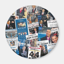 Obama Inauguratie krantenmagneet Magneet