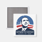 Obama-inauguratie Magneet (Voorkant / Achterkant)