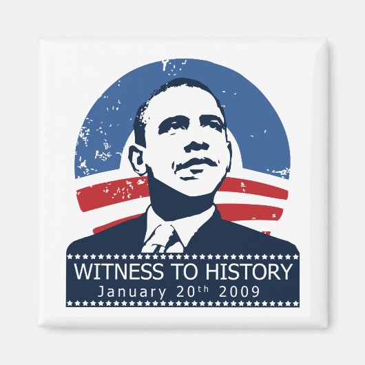 Obama-inauguratie Magneet (Voorkant)