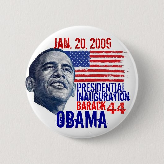 Obama-inauguratie Ronde Button 5,7 Cm (Voorkant)