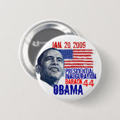 Obama-inauguratie Ronde Button 5,7 Cm (Voorkant /achterkant)