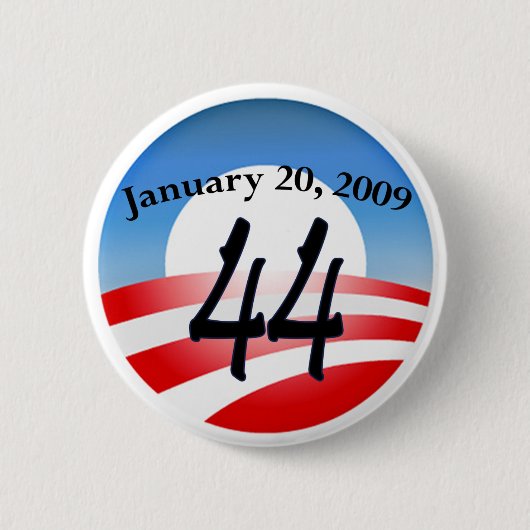 Obama-inauguratie Ronde Button 5,7 Cm (Voorkant)
