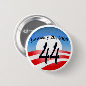 Obama-inauguratie Ronde Button 5,7 Cm (Voorkant /achterkant)