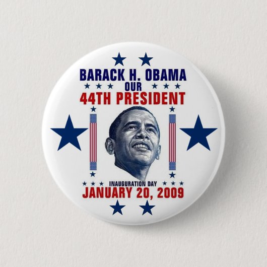 Obama-inauguratie Ronde Button 5,7 Cm (Voorkant)