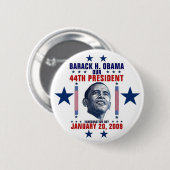Obama-inauguratie Ronde Button 5,7 Cm (Voorkant /achterkant)