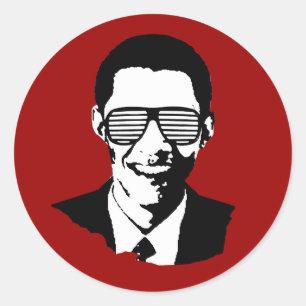Obama-inauguratie Ronde Sticker