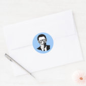 Obama-inauguratie Ronde Sticker (Envelop)