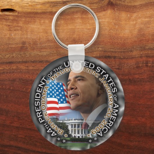 Obama - Inauguratie Sleutelhanger (Voorkant)