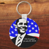 Obama Inauguration 2009 Commerative Sleutelhanger (Voorkant)