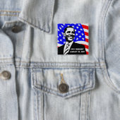 Obama Inauguration 2009 Memorabilia Vierkante Button 5,1 Cm (In situ)
