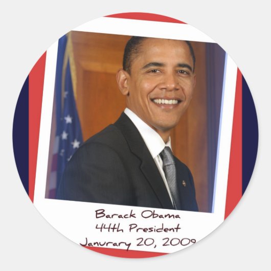 Obama Inauguration 2009 Stickers (Voorkant)