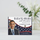 Obama Inauguration 2013 Herdenkingskaarten Briefkaart (Staand voorkant)
