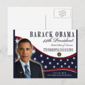 Obama Inauguration 2013 Herdenkingskaarten Briefkaart (Voorkant / Achterkant)
