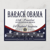 Obama Inauguration 2013 Herdenkingskaarten Briefkaart (Voorkant)