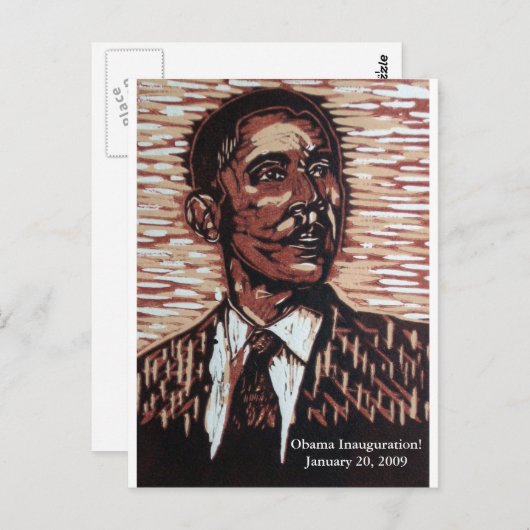 Obama Inauguration! 20 januari 2009 Briefkaart (Voorkant / Achterkant)