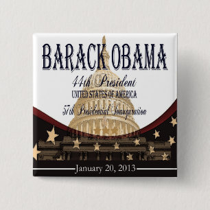 Obama Inauguration Button 2013