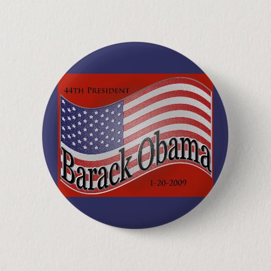 Obama Inauguration Collectible Pin Ronde Button 5,7 Cm (Voorkant)