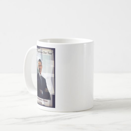 Obama Inauguration Day 2009 Collectible Mok (Voorkant links)