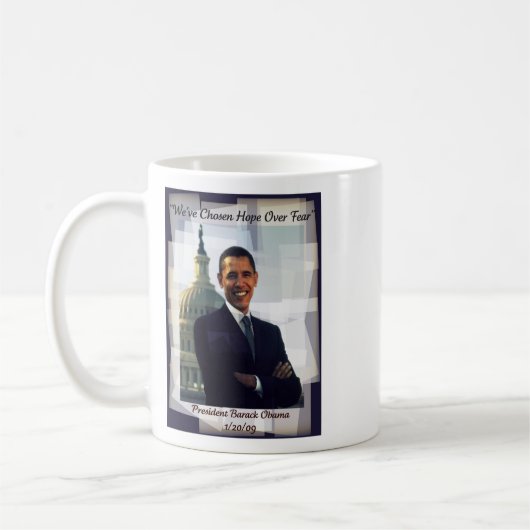 Obama Inauguration Day 2009 Collectible Mok (Links)