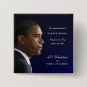 Obama Inauguration Day Button (Voorkant)