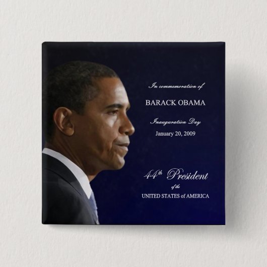 Obama Inauguration Day Button (Voorkant)