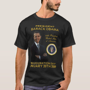 Obama Inauguration Day Herdenking T-shirt
