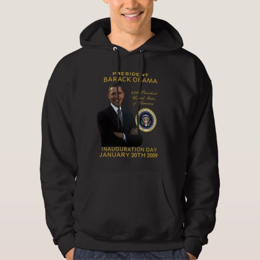 Obama Inauguration Day Hoodie (Voorkant)