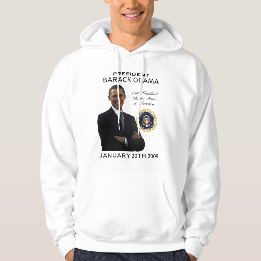 Obama Inauguration Day Hoodie (Voorkant)