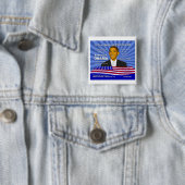 Obama Inauguration Events - Philadelphia Pin Vierkante Button 5,1 Cm (In situ)