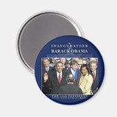 Obama Inauguration Foto Magneet (Voorkant / Achterkant)