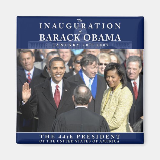 Obama Inauguration Foto Magneet (Voorkant)