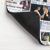 Obama Inauguration International Front Pagina's Muismat (Hoek)