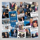 Obama Inauguration Newspaper Poster (Voorkant)