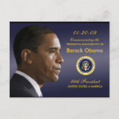 Obama Inauguration Party Invitation Briefkaart (Voorkant)