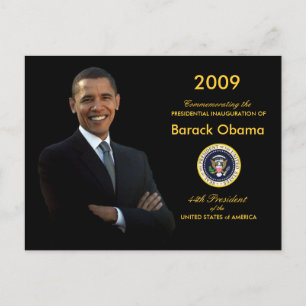 Obama Inauguration Party Invitation Briefkaart