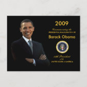 Obama Inauguration Party Invitation Briefkaart (Voorkant)