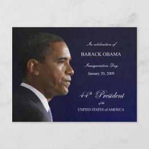 Obama Inauguration Party Invitation Briefkaart
