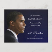 Obama Inauguration Party Invitation Briefkaart (Voorkant)